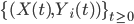 \{(X(t), Y_i(t))\}_{t \geq 0}