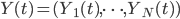 Y(t) = (Y_1(t), \dots, Y_N(t))