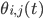 \theta_{i, j}(t)